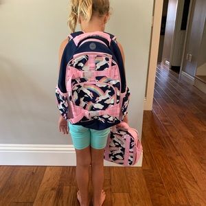 Mackenzie Unicorn Glow In The Dark Navy Backpack